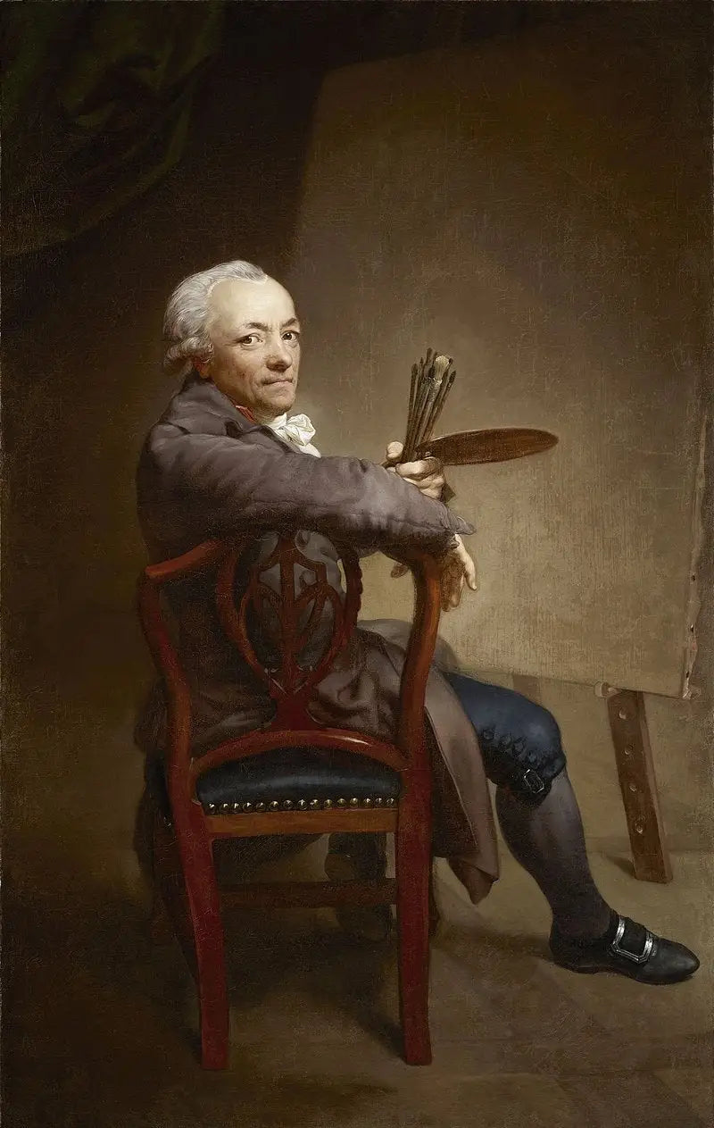 Autoportrait à 58 ans - Anton Graff - Alpha Reproduction