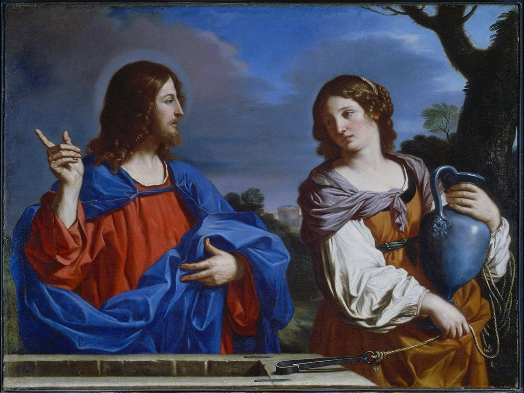 Le Christ et la Samaritaine - Guercino