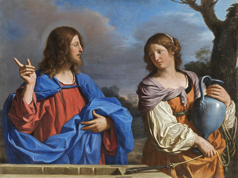 Christ et la Samaritaine - Guercino
т:
Христос и самаритянка - Геркнино