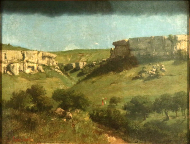 Пейзаж в Орнане - Гюстав Курбе
