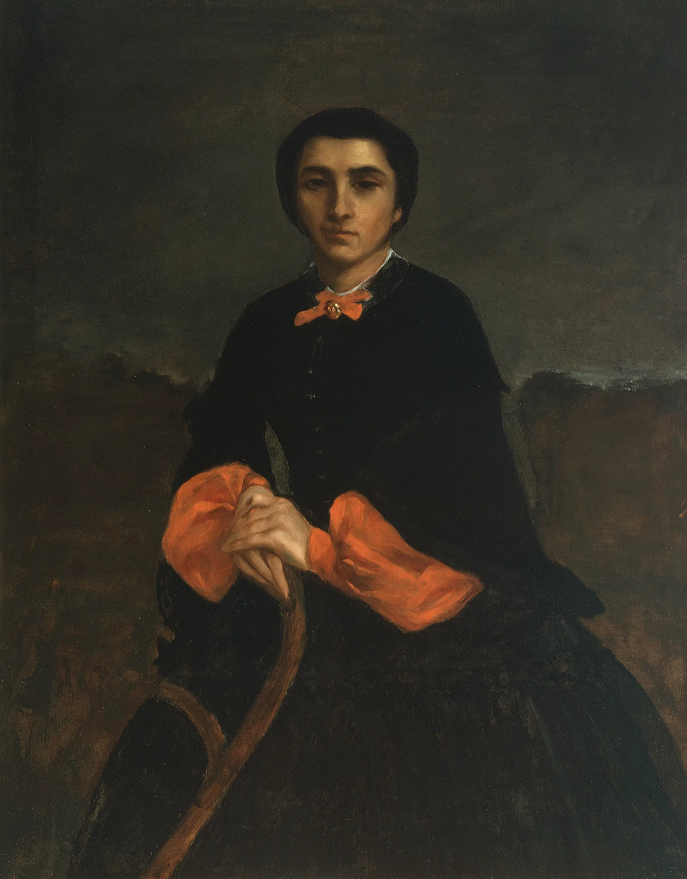 Portrait d’une femme: Juliette Courbet - Gustave Courbet - Alpha Reproduction