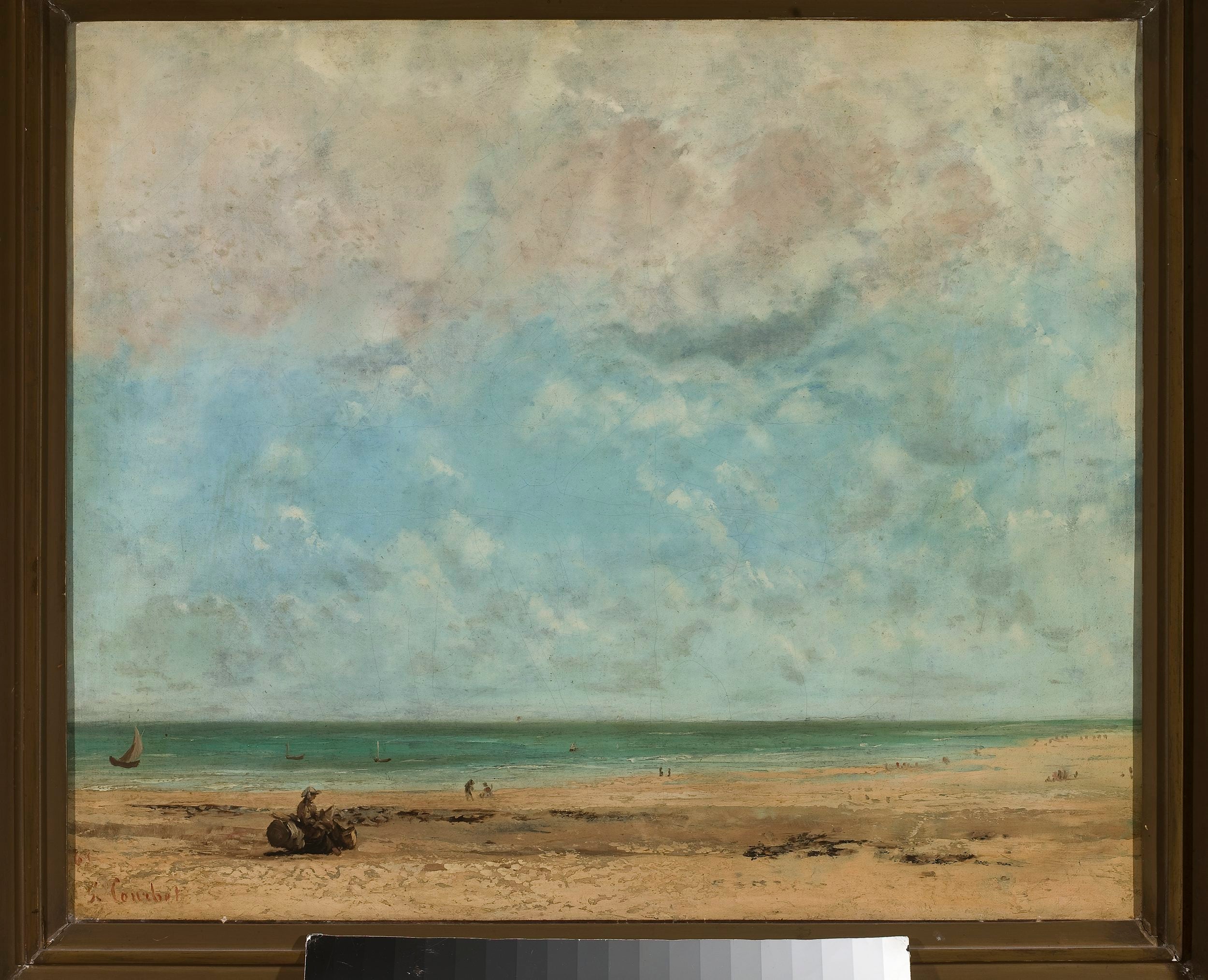 Paysage de bord de mer - Gustave Courbet