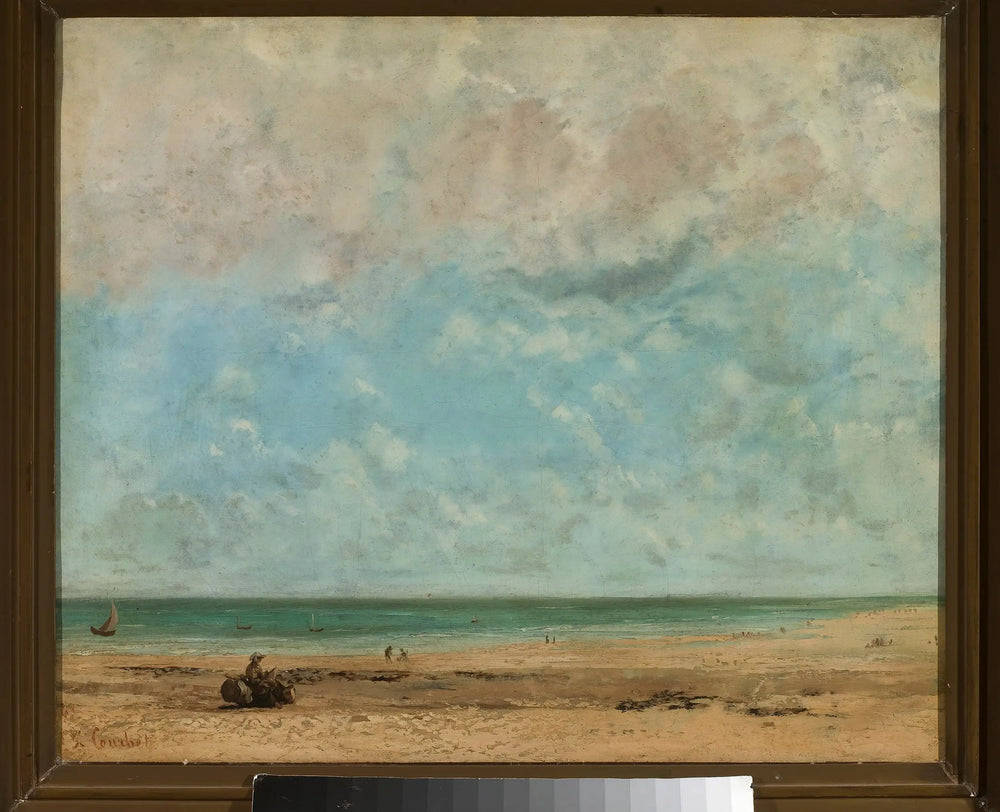Paysage de bord de mer - Gustave Courbet - Alpha Reproduction