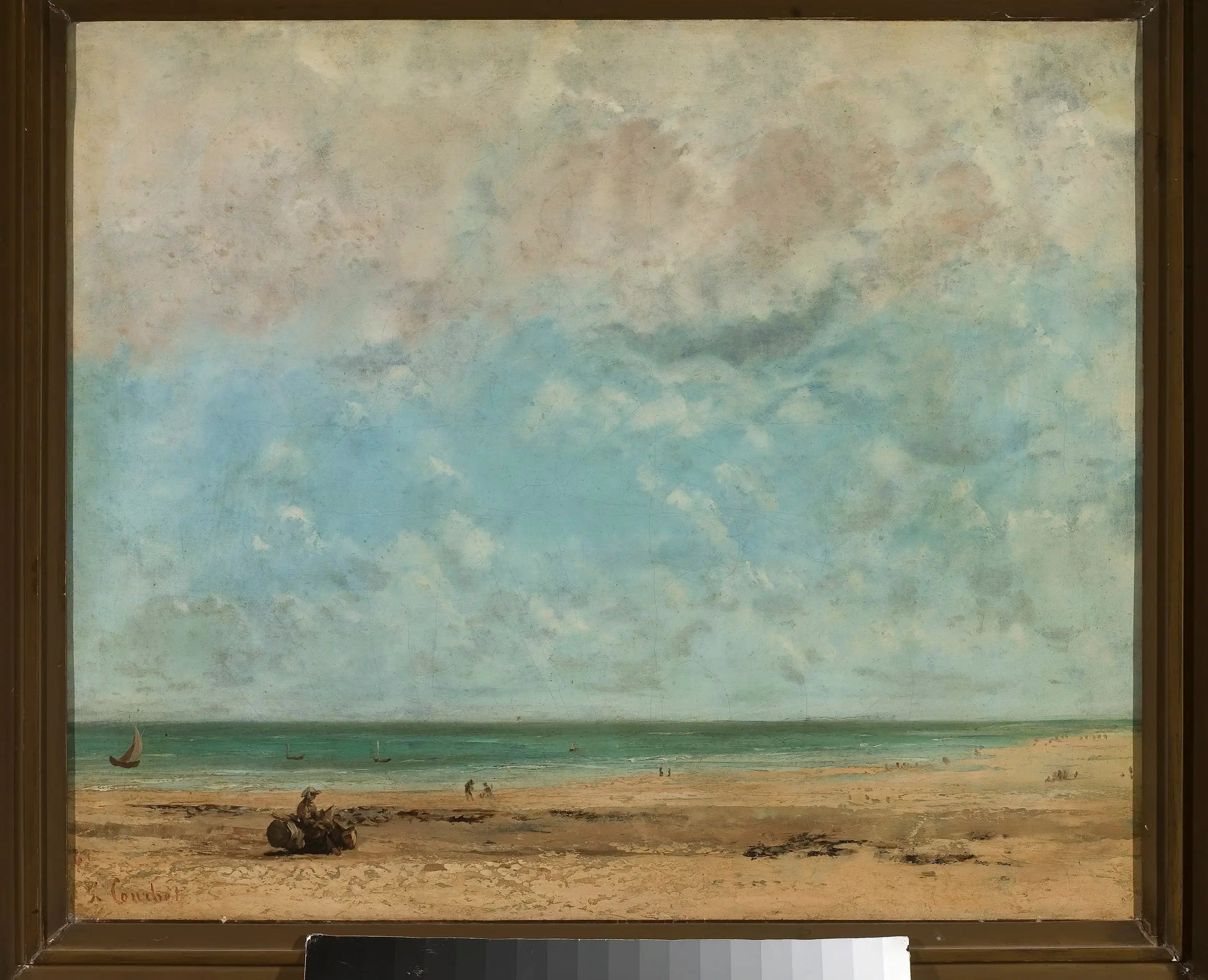 Paysage de bord de mer - Gustave Courbet - Alpha Reproduction