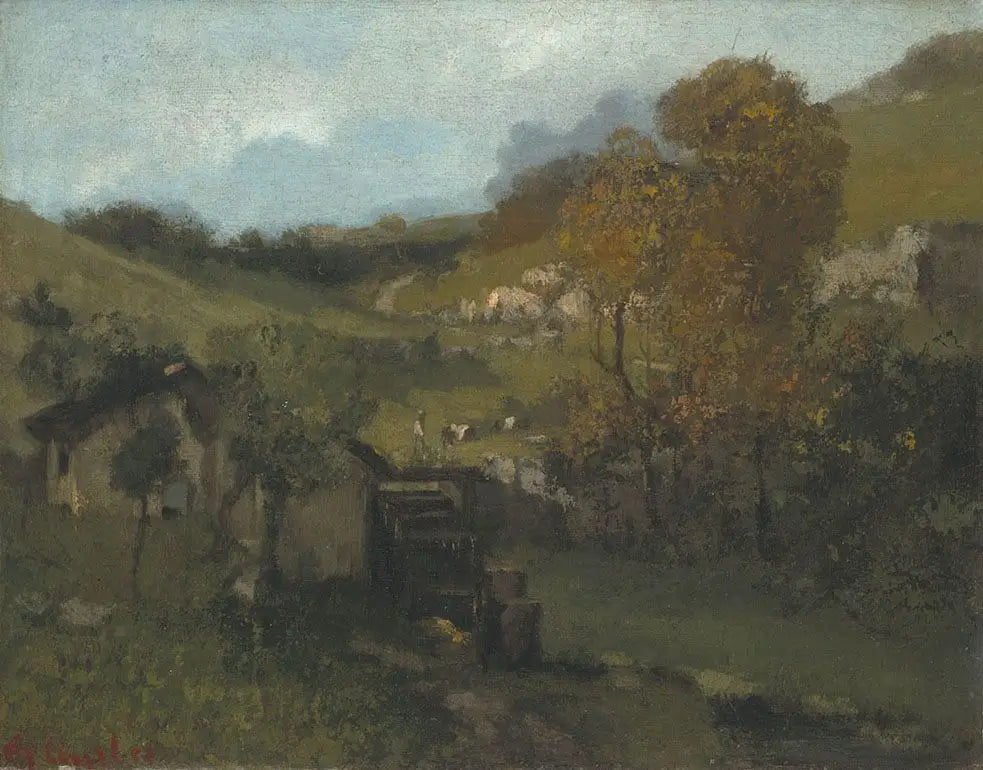 Paysage d’été - Gustave Courbet - Alpha Reproduction