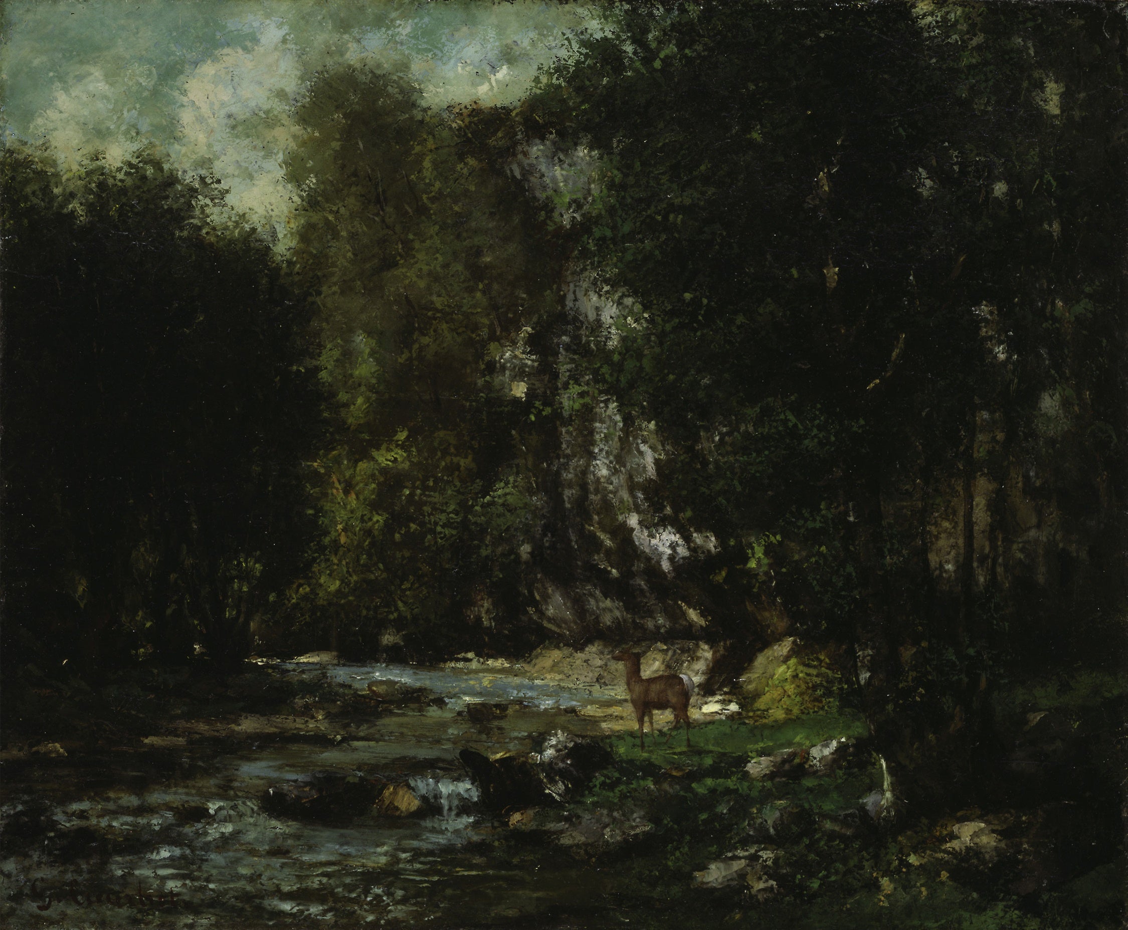 Le ruisseau du Puits-Noir - Gustave Courbet
