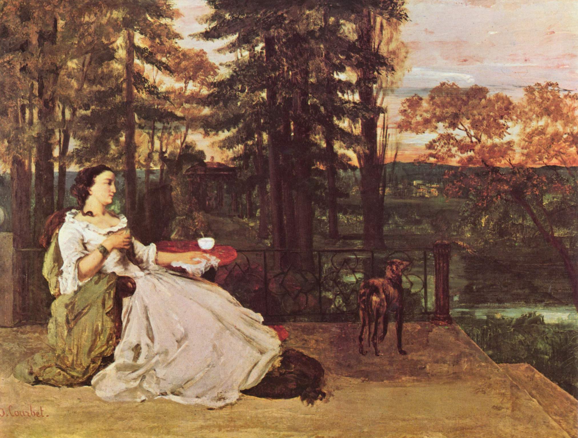 La Dame de Francfort - Gustave Courbet