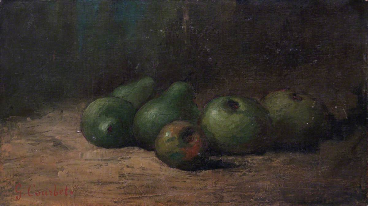Nature morte aux pommes et aux poires - Gustave Courbet