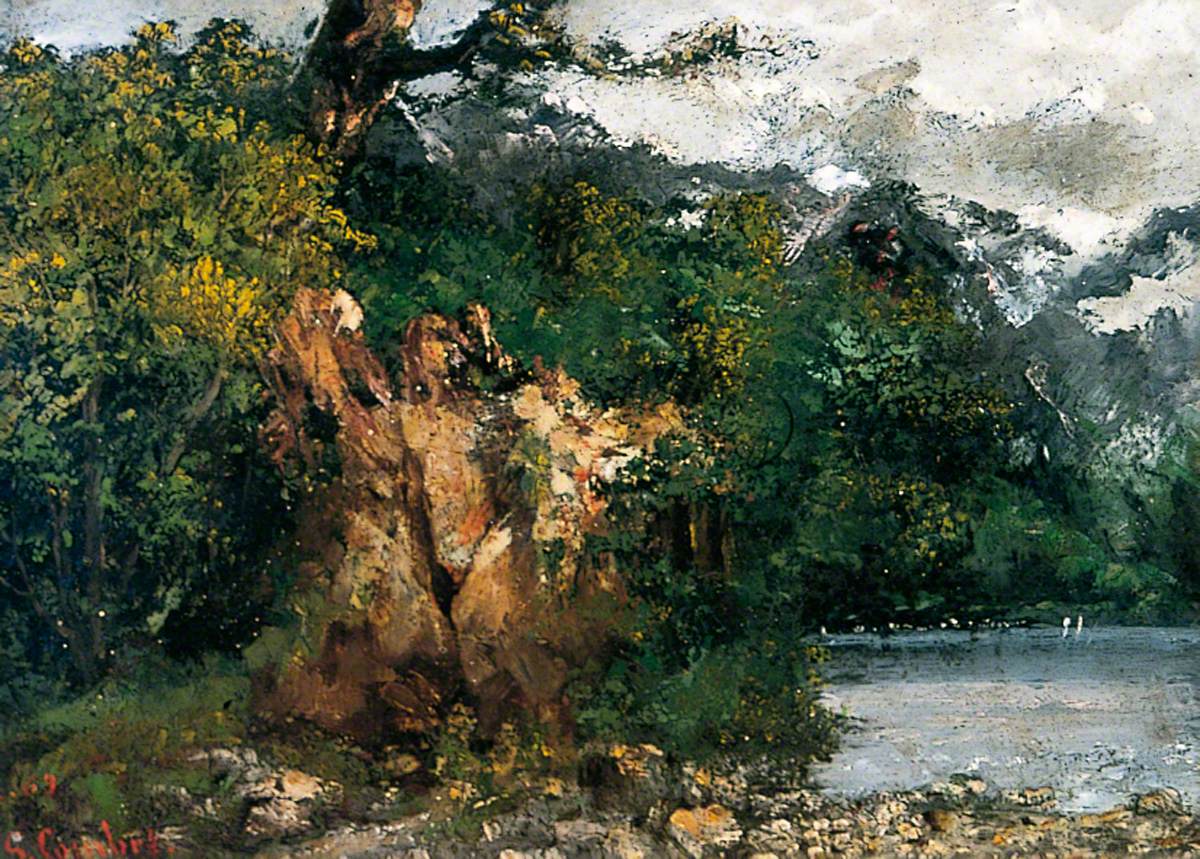 Paysage suisse - Gustave Courbet