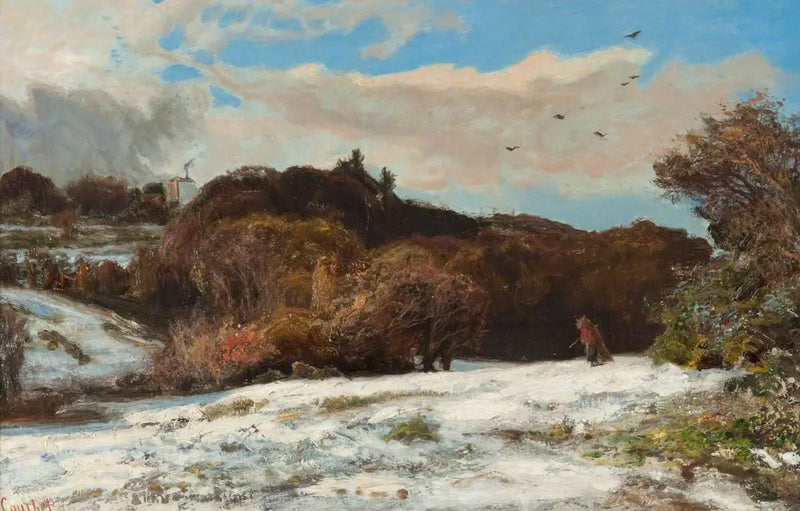 Зима в Орнане - Гюстав Курбе