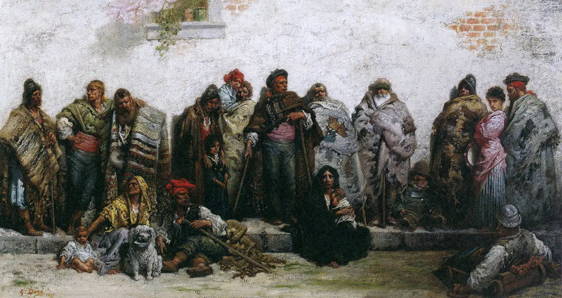 Бедняки из Бургоса - Гюстав Доре