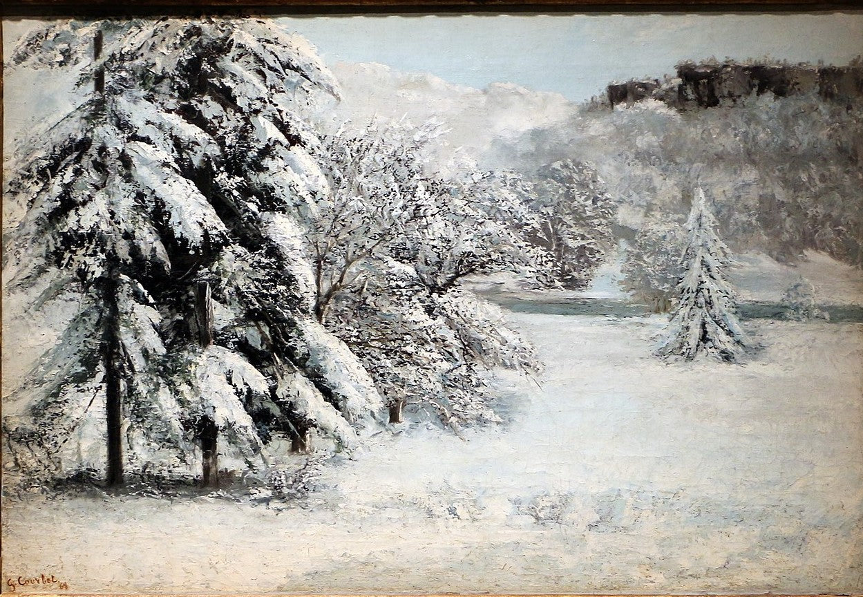 Paysage d'hiver - Gustave Courbet