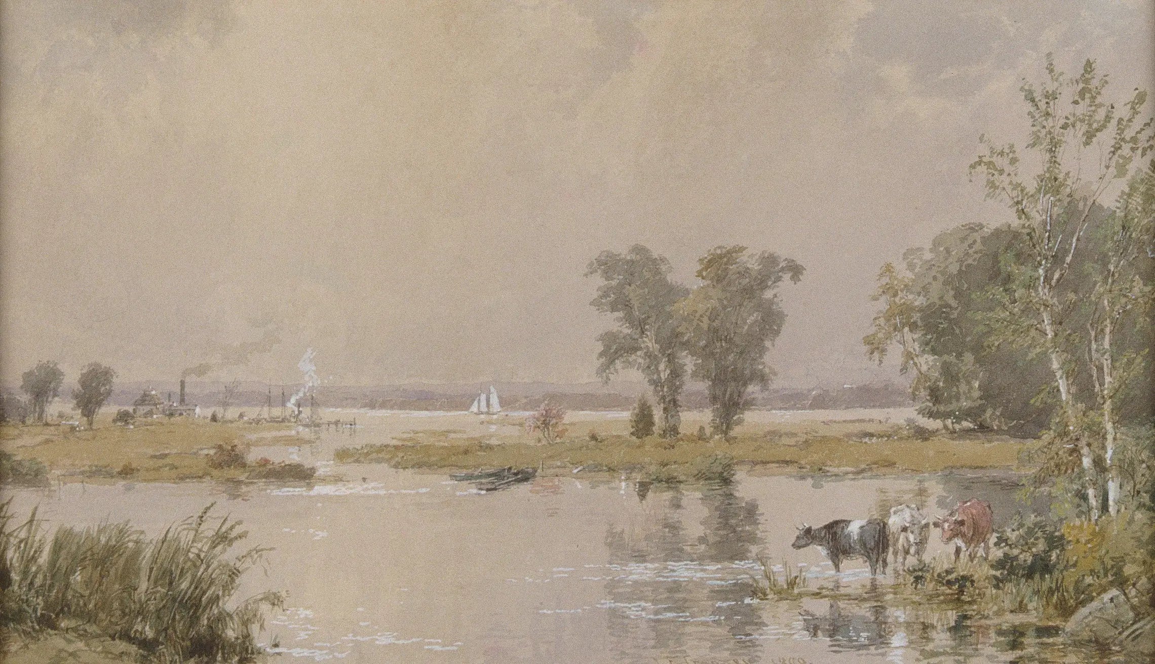Prairies de Hackensack - Jasper Francis Cropsey - Alpha Reproduction