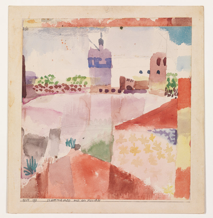 Hammamet with Its Mosque - Paul Klee