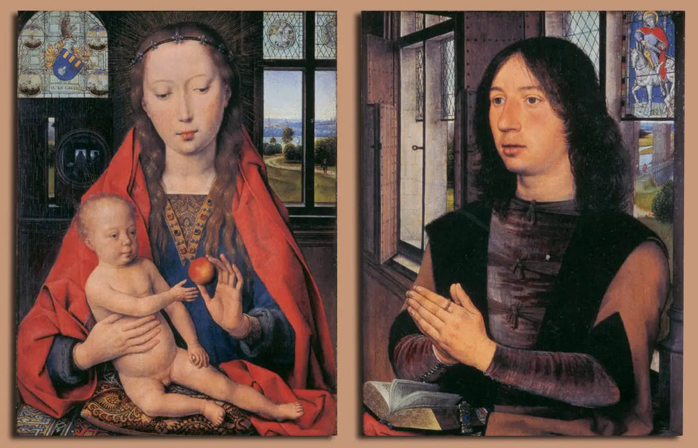 Diptyque de Maarten van Nieuwenhove - Hans Memling - Alpha Reproduction
