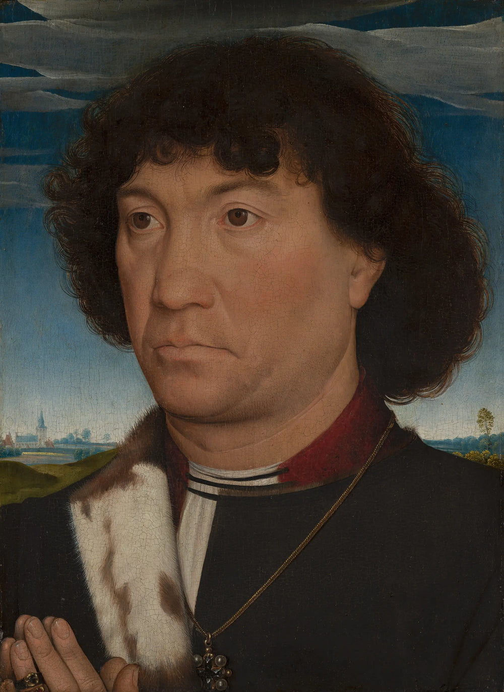 Portrait d’un homme de la famille Lespinette - Hans Memling - Alpha Reproduction