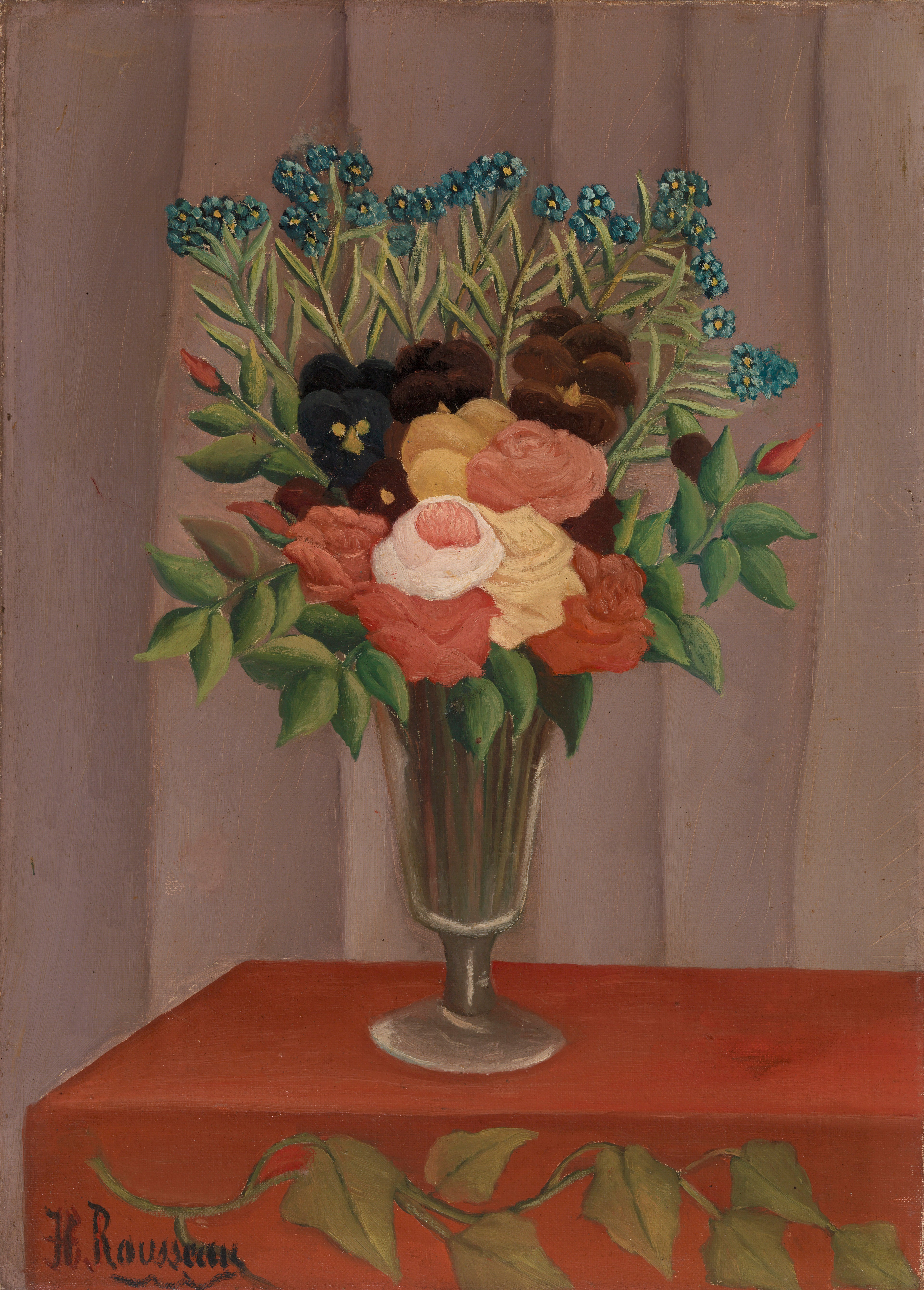 Bouquet de fleurs - Henri Rousseau