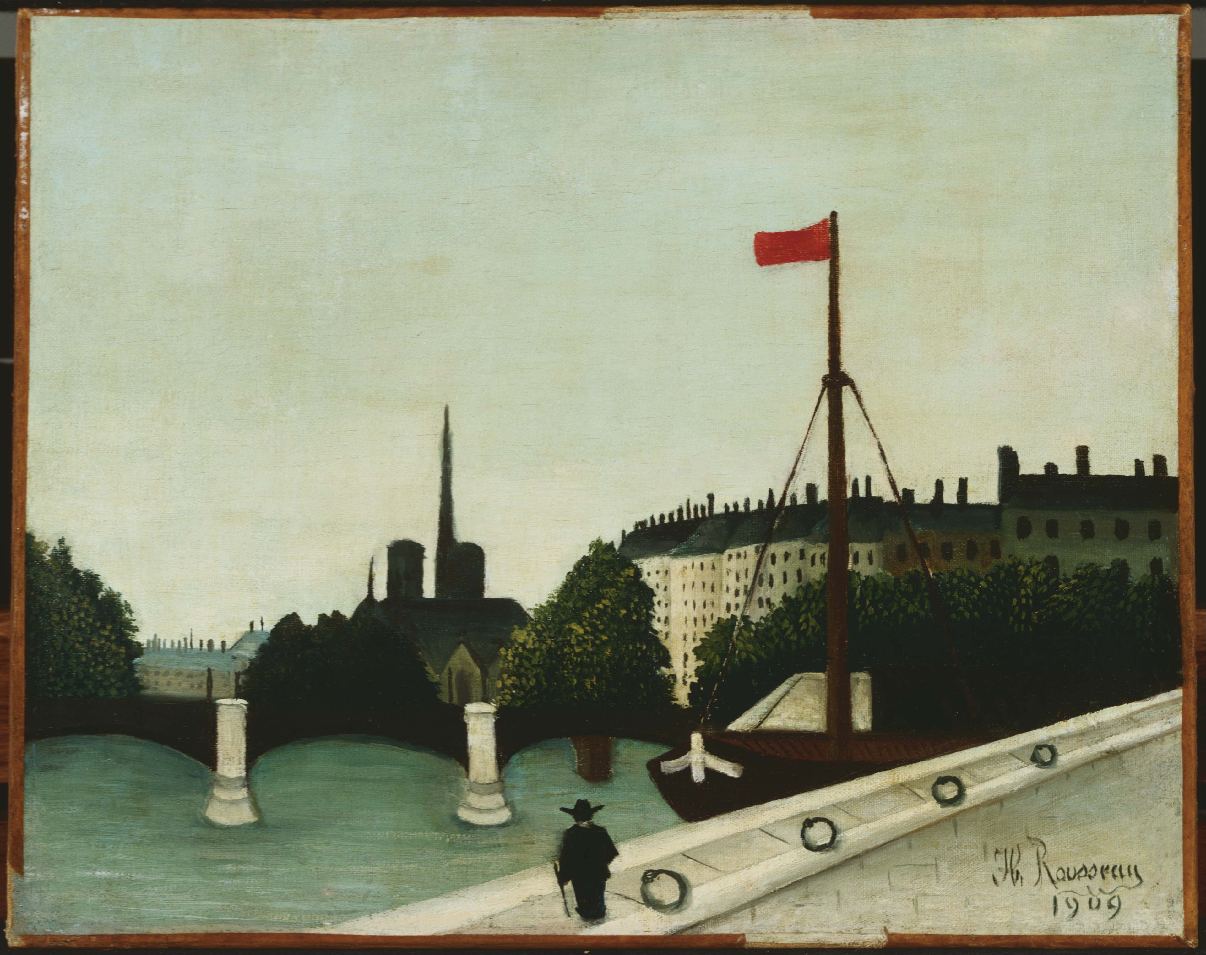 Notre-Dame vue du quai Henri IV - Henri Rousseau