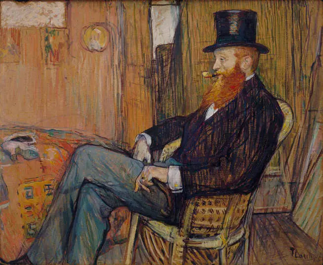 Reproduction du tableau « M. de Lauradour - Henri de Toulouse-Lautrec » par Alpha Reproduction en peinture à l’huile