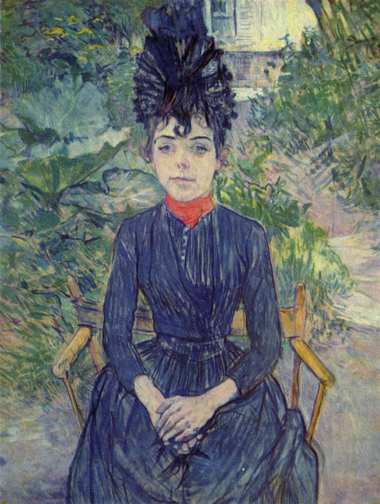 Reproduction du tableau « Justine Dieulh - Henri de Toulouse-Lautrec » par Alpha Reproduction en peinture à l’huile