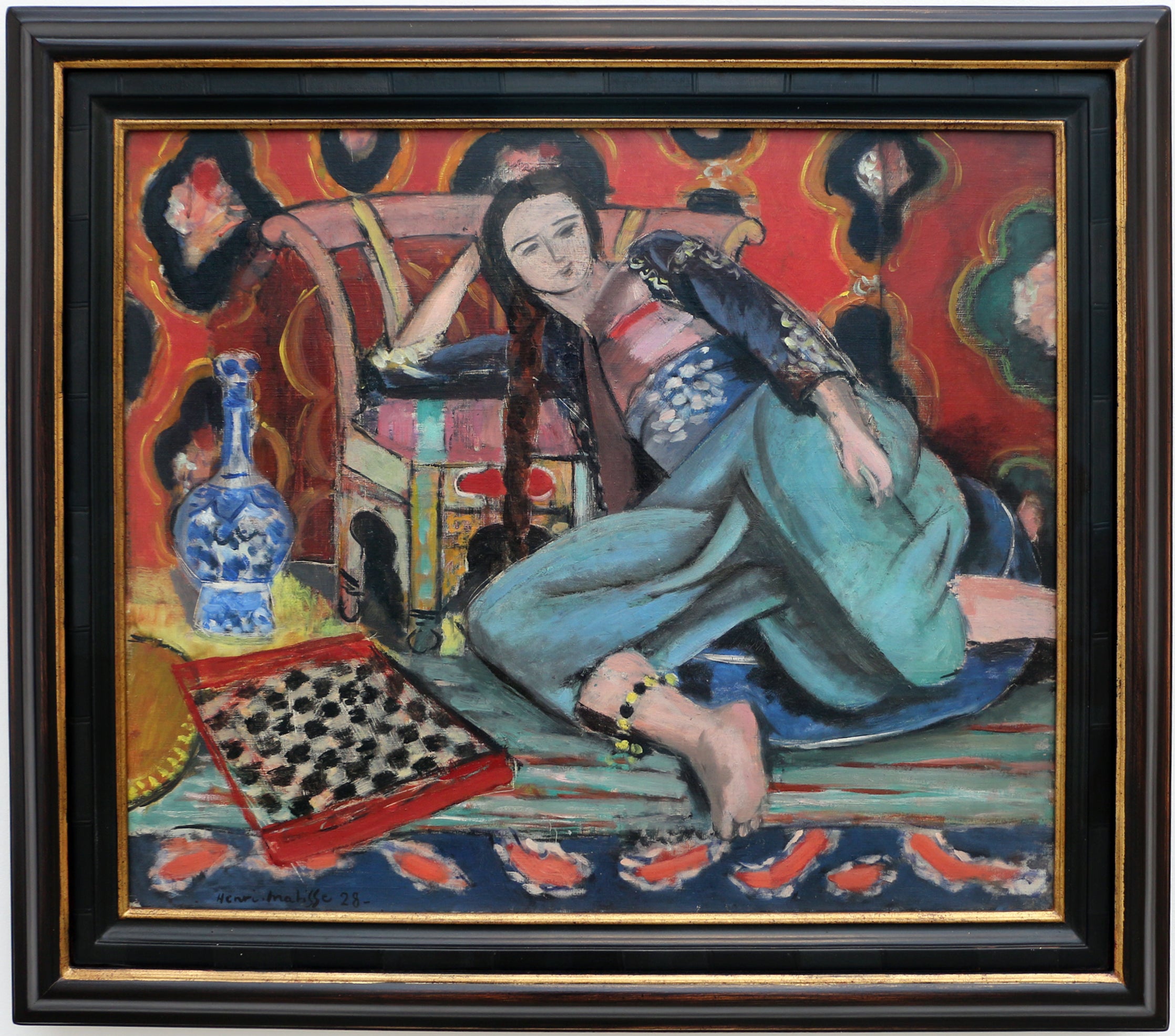 Reproduction du tableau « Odalisque au fauteuil - Henri Matisse » par Alpha Reproduction en peinture à l’huile