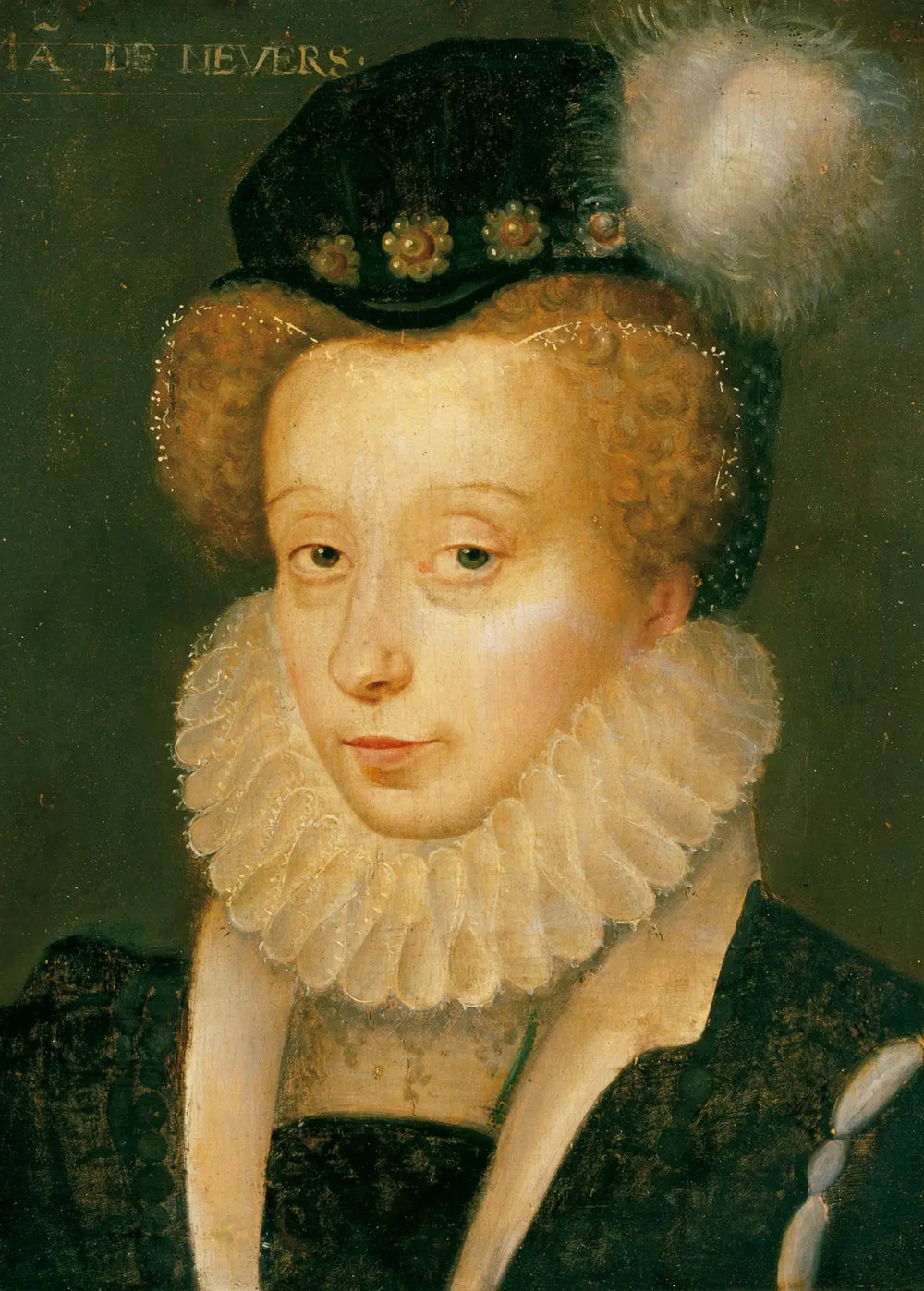 Henriette de Clèves (1542–1601) 4e duchesse de Nevers - François Clouet - Alpha Reproduction