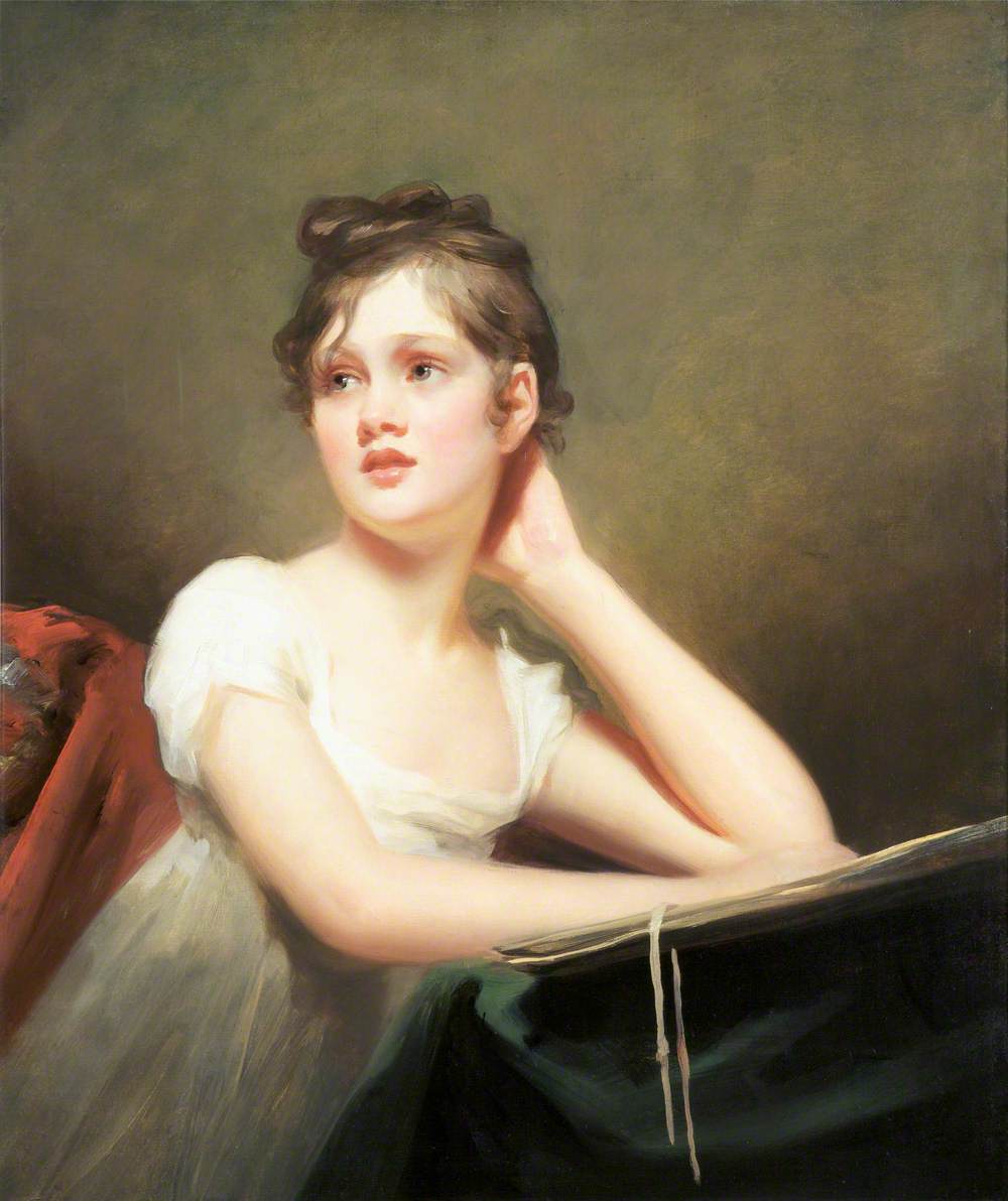 Fille dessinant - Henry Raeburn