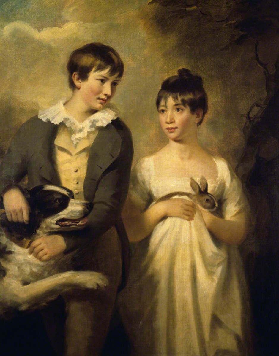 George Stewart (décédé en 1809) et sa sœur Maria Stewart (décédée en 1846) enfants - Henry Raeburn