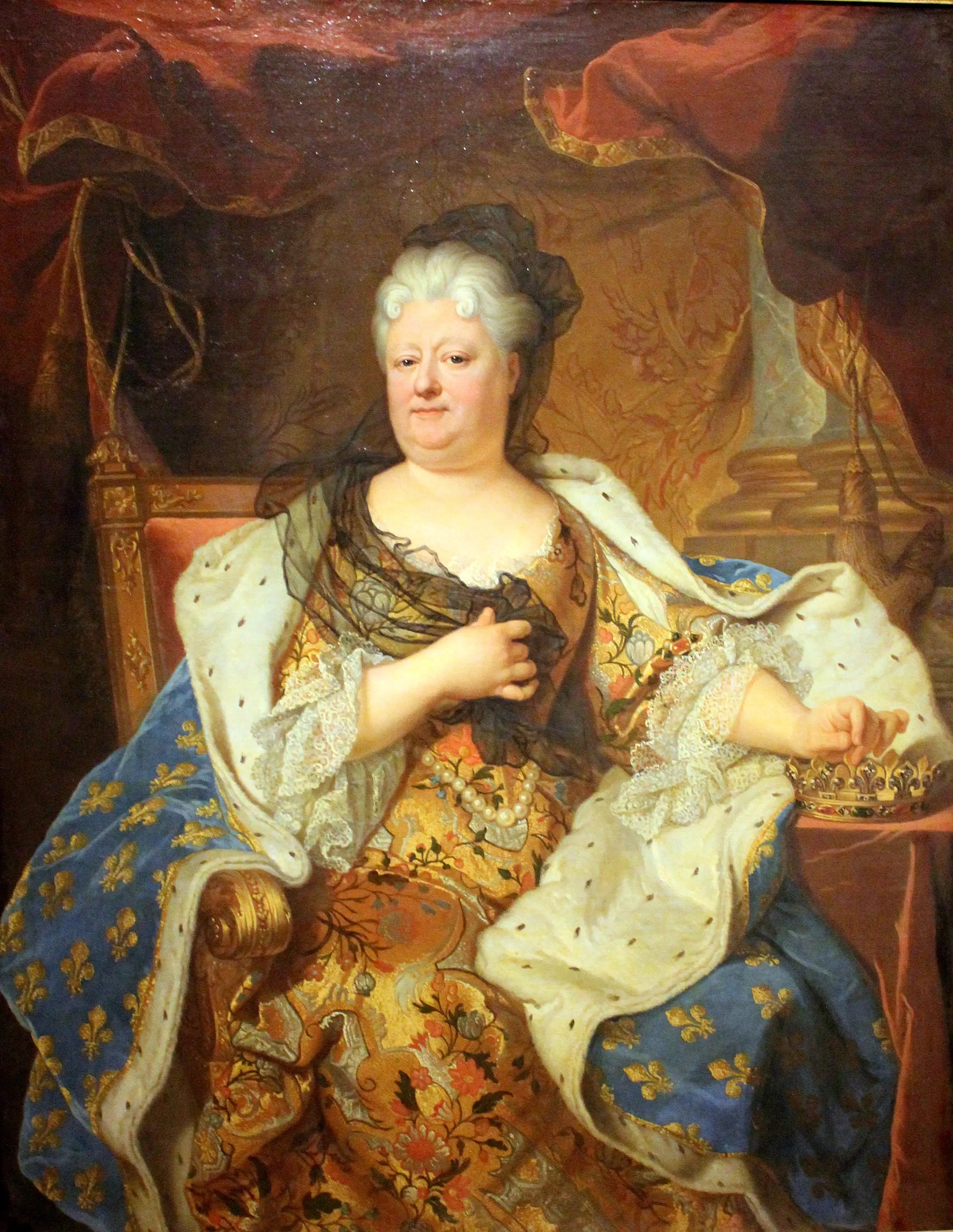 Portrait de Charlotte-Elisabeth de Bavière - Hyacinthe Rigaud - Alpha Reproduction