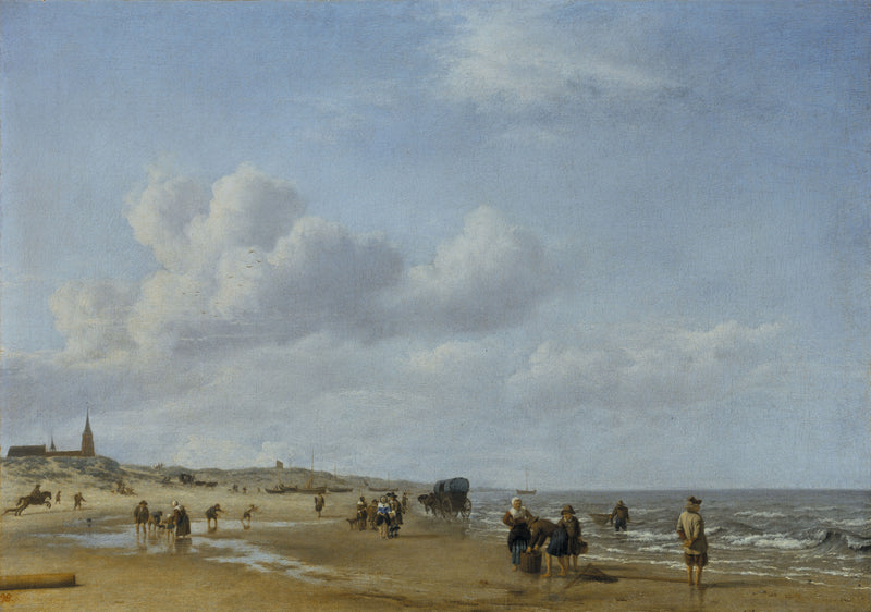 La Plage à Scheveningen - Adriaen van de Velde