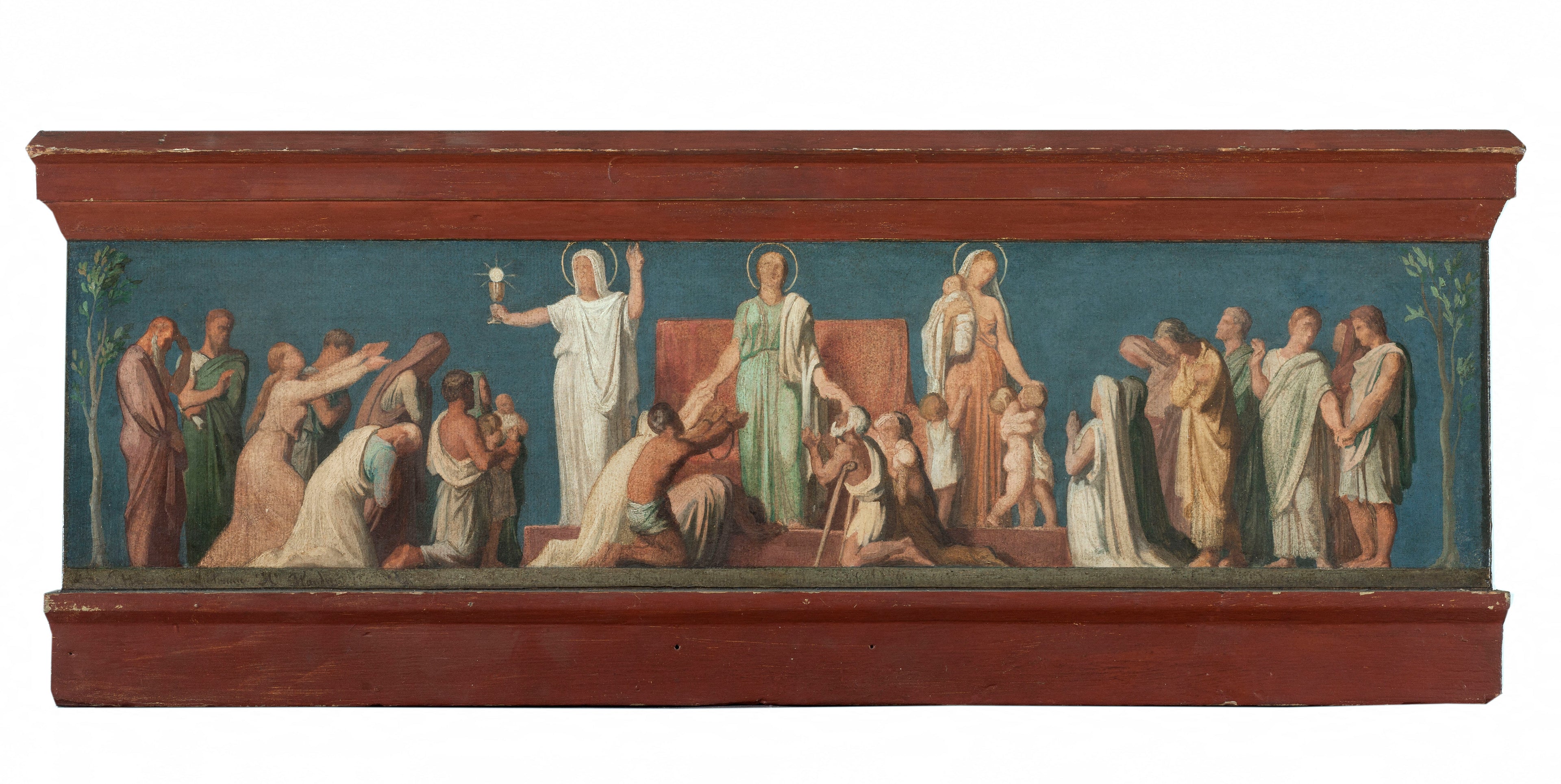 Esquisse pour l'église Saint-Vincent-de-Paul : Les trois Vertus théologales - Hippolyte Flandrin