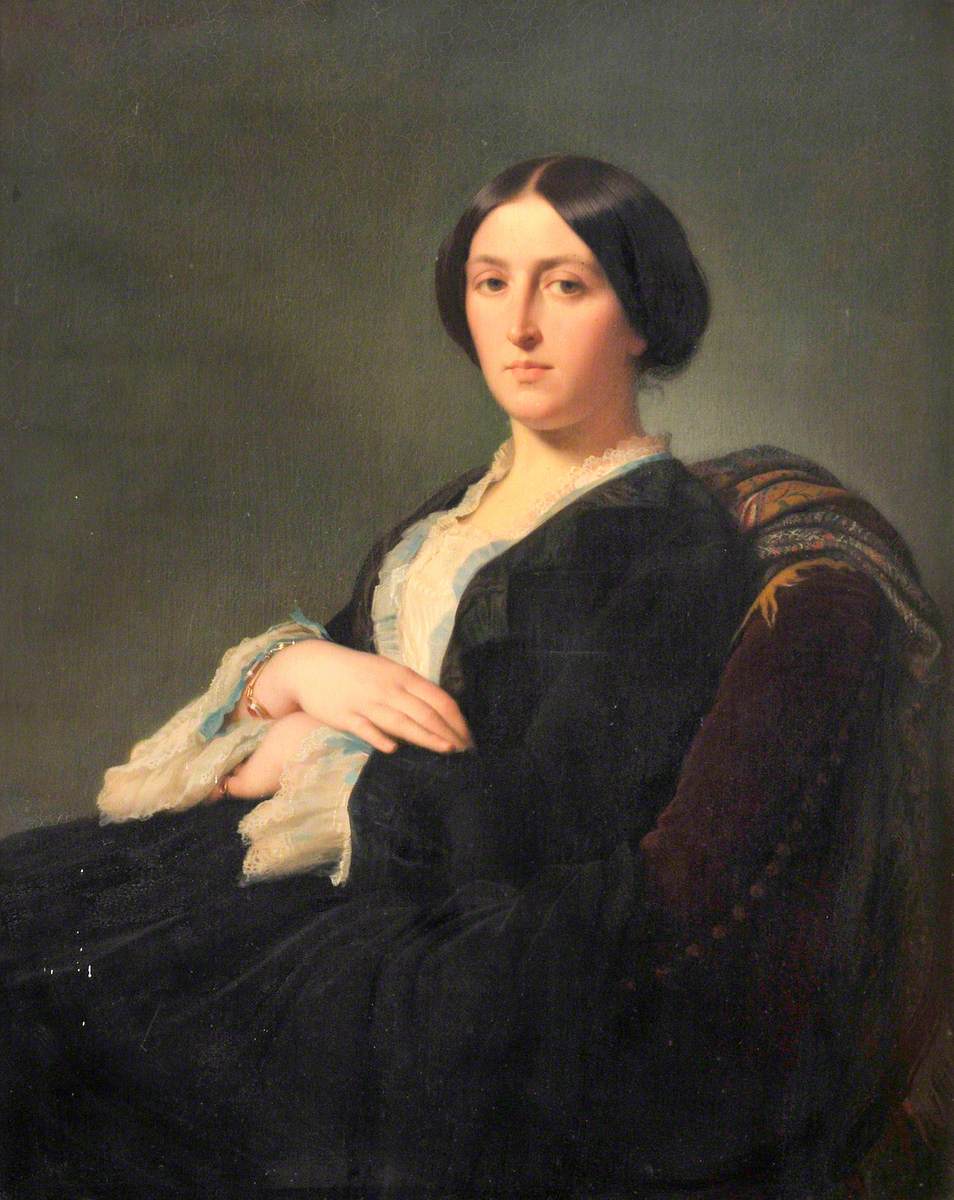 Mary Buddicom (1822-1892), née Marie Jeanne Hownam - Hippolyte Flandrin