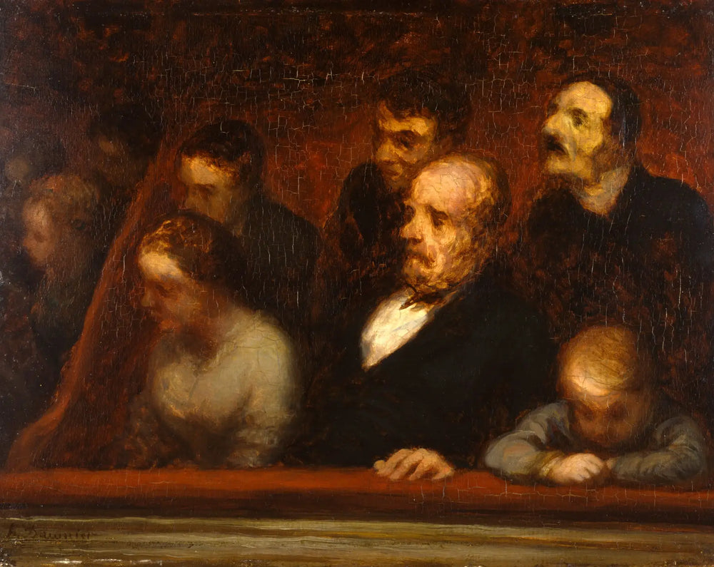 La Loge (Dans les loges du théâtre) - Honoré Daumier - Alpha Reproduction