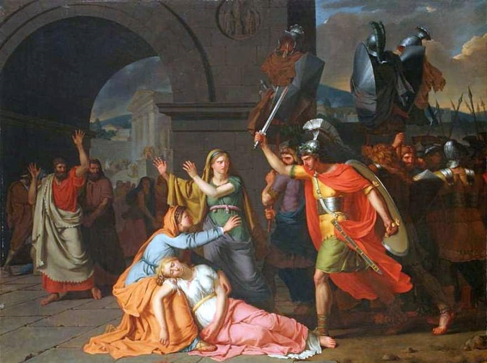 La Mort de Camille - Anne-Louis Girodet