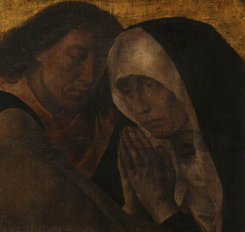 Grande descente de croix, fragment - Hugo van der Goes