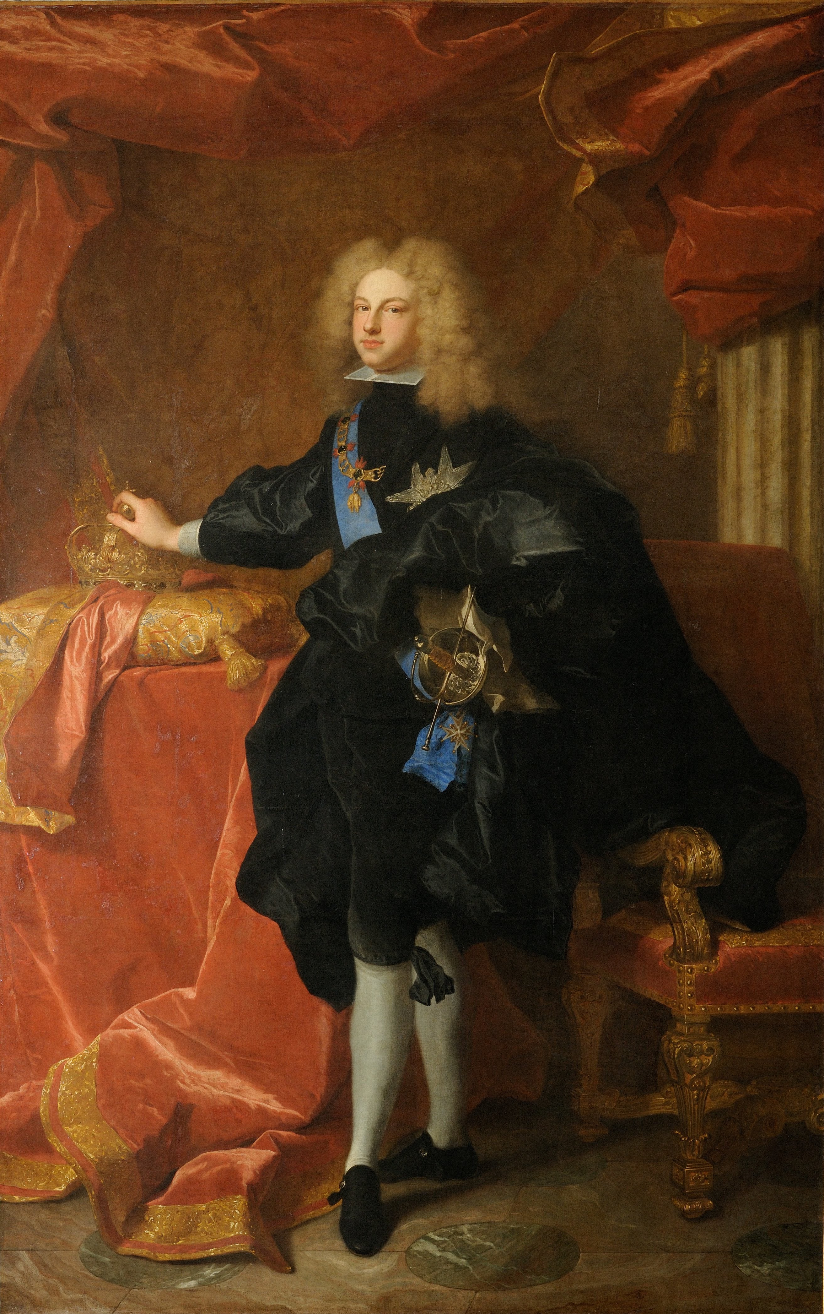 Portrait de Philippe V roi d’Espagne - Hyacinthe Rigaud - Alpha Reproduction