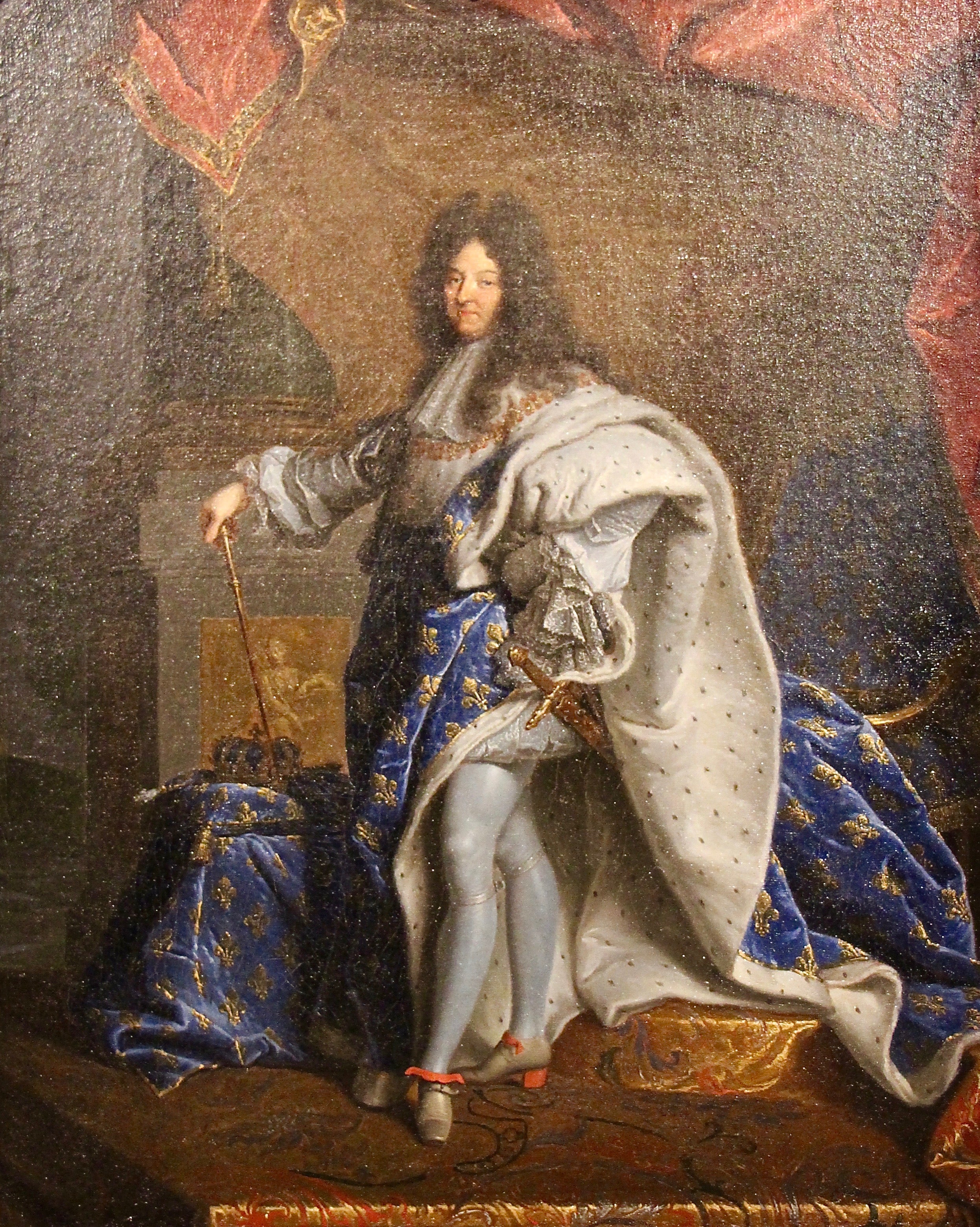 Modello pour le Portrait de Louis XIV en grand costume royal - Hyacinthe Rigaud - Alpha Reproduction