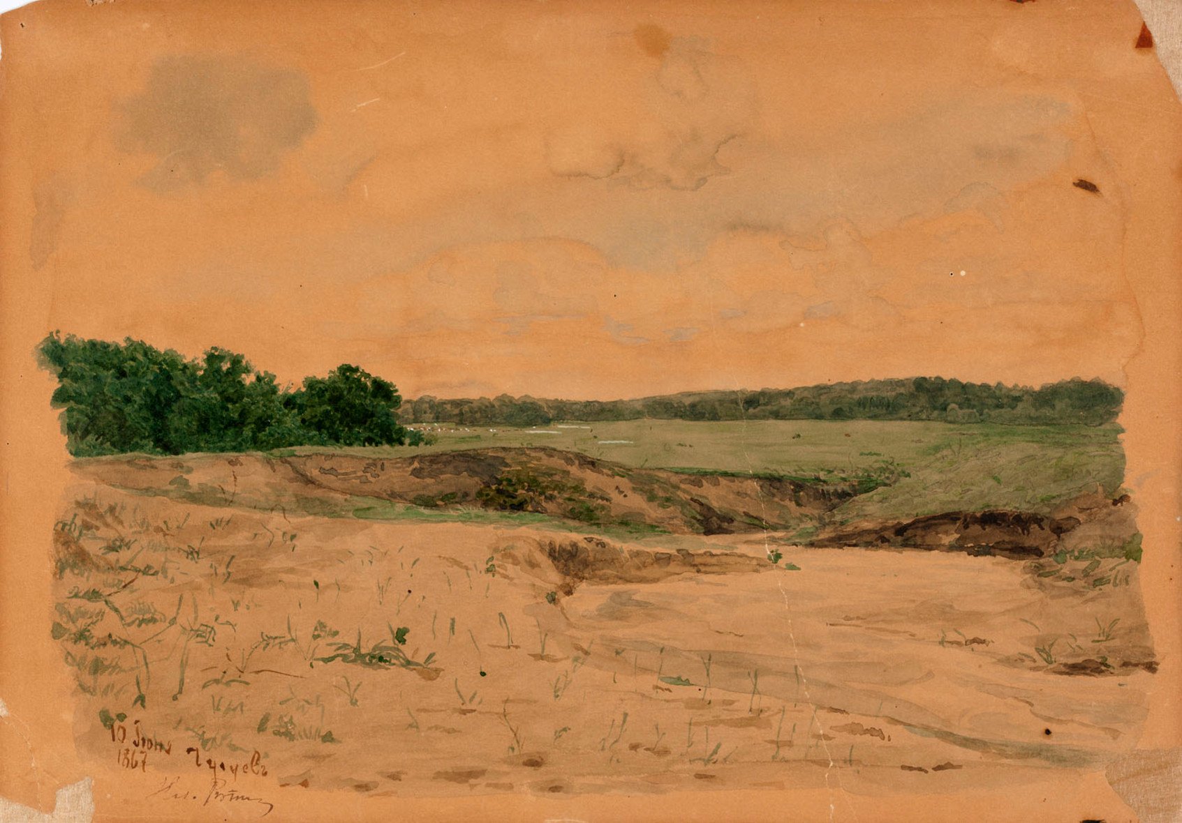 Paysage de Chuguev - Ilya Repin