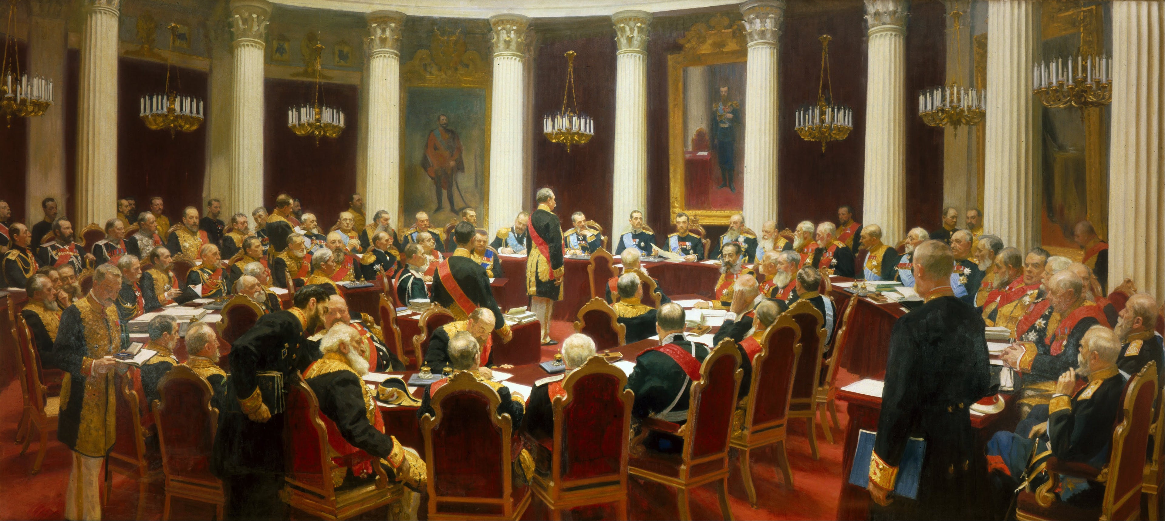 Session protocolaire du Conseil d'État - Ilya Repin