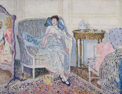 Dans le boudoir - Frederick Carl Frieseke - Alpha Reproduction