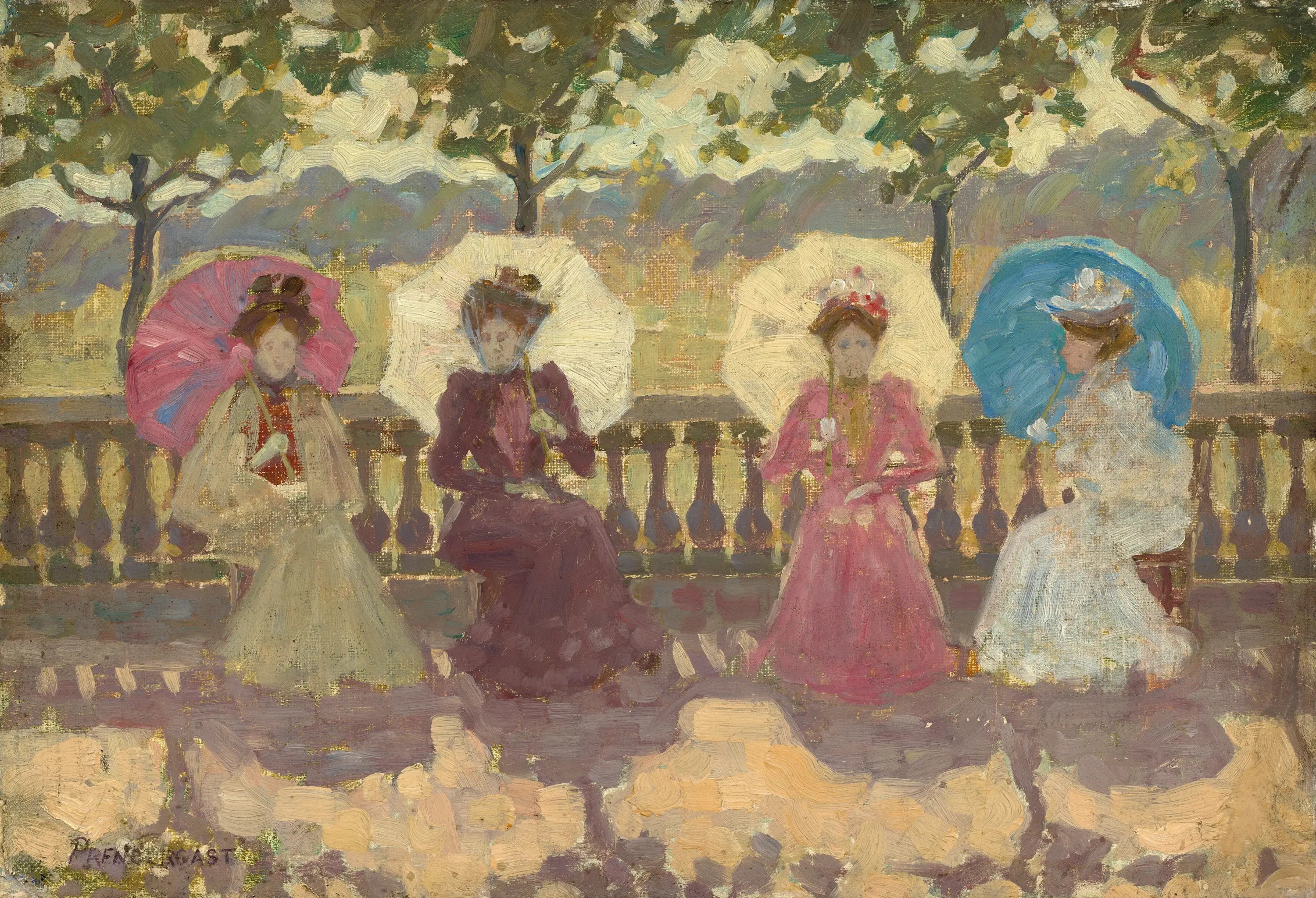 Dans le parc Paris - Maurice Prendergast - Alpha Reproduction