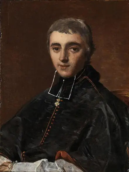 Portrait de l’abbé de Bonald - Jean-Auguste-Dominique Ingres - Alpha Reproduction