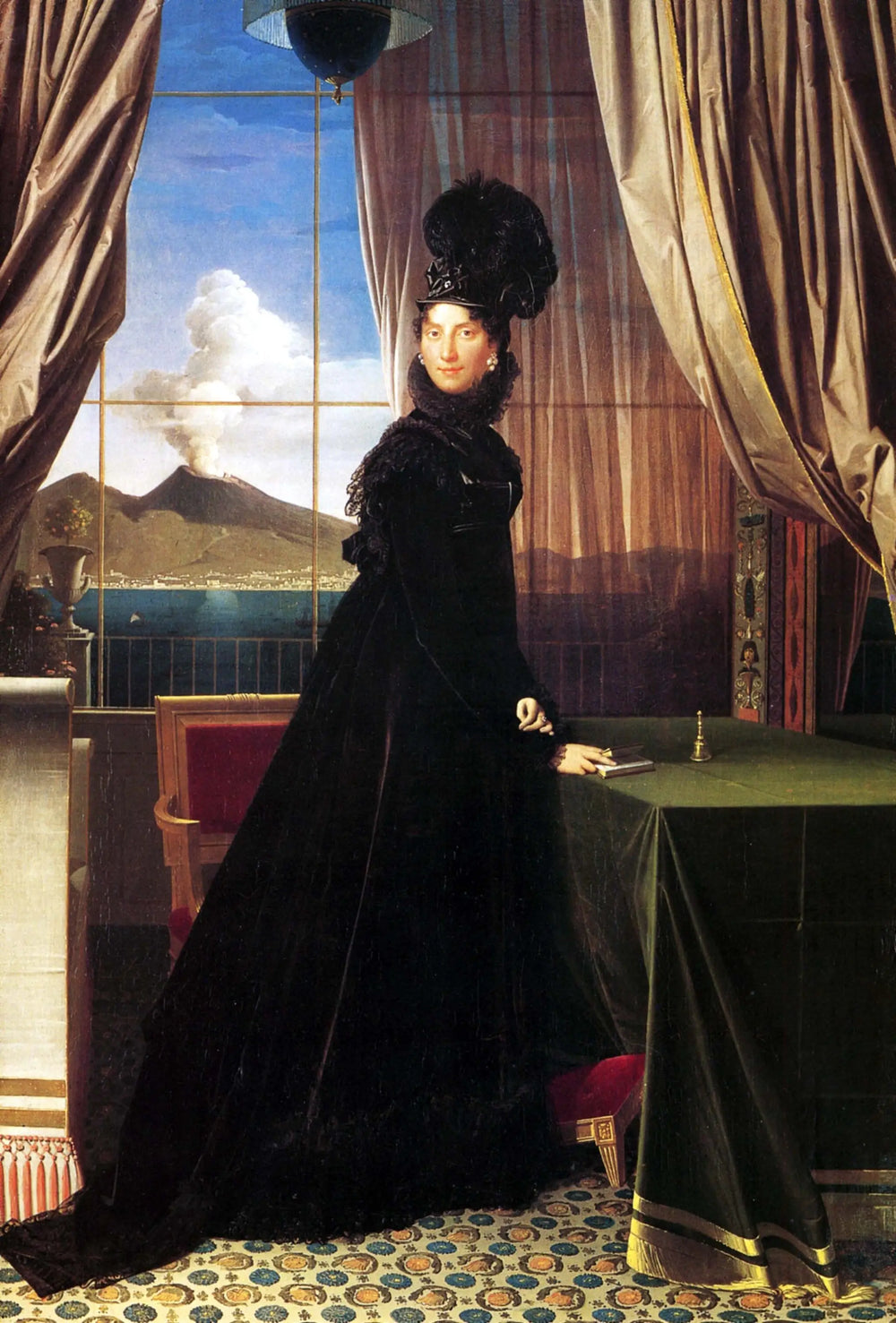 La Reine Caroline Murat - Jean-Auguste-Dominique Ingres - Alpha Reproduction