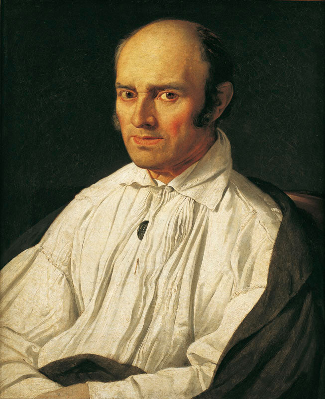 Отец Дезмаре - Жан-Auguste-Доминик Ингр