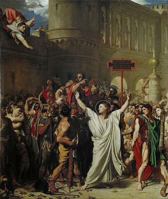 Le Martyre de Saint Symphorien - Jean-Auguste-Dominique Ingres - Alpha Reproduction