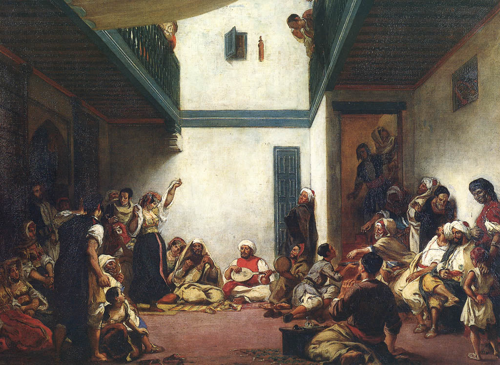 Reproduction du tableau « Noce juive au Maroc - Eugène Delacroix » par Alpha Reproduction en peinture à l’huile