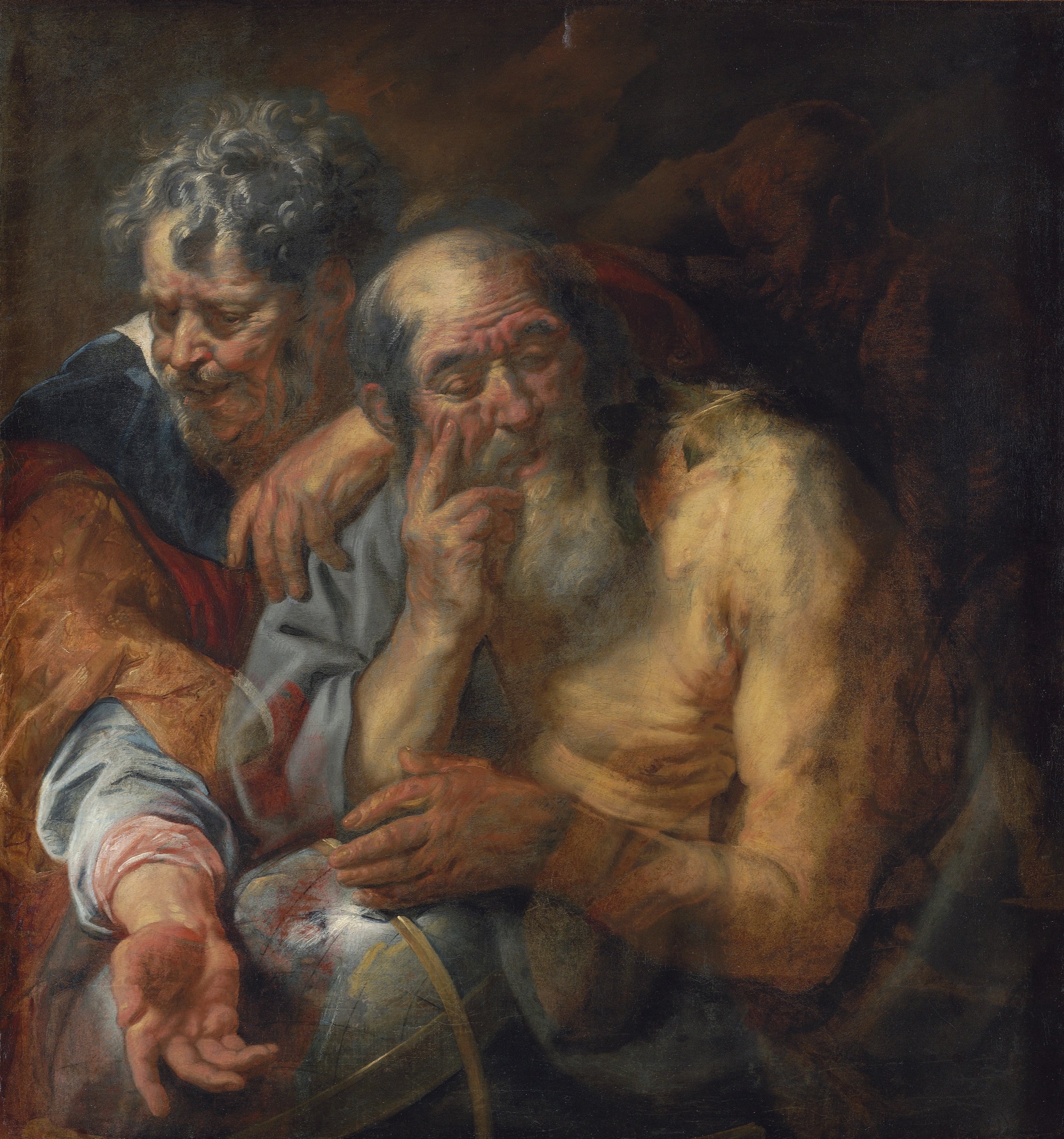 Héraclite et Démocrite - Jacob Jordaens
