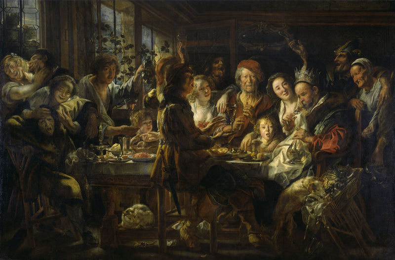 Le Roi boit - Jacob Jordaens