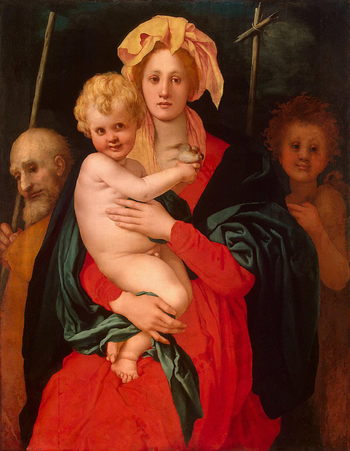 La Sainte Famille avec saint Jean-Baptiste - Pontormo