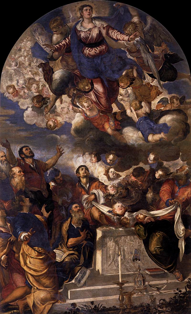 Assomption de Marie - Jacopo Tintoretto